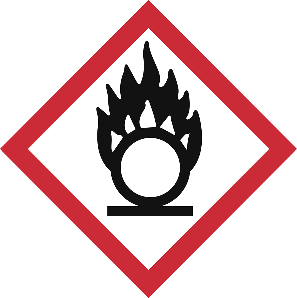 GHS Symbol 03 – Flamme über Kreis