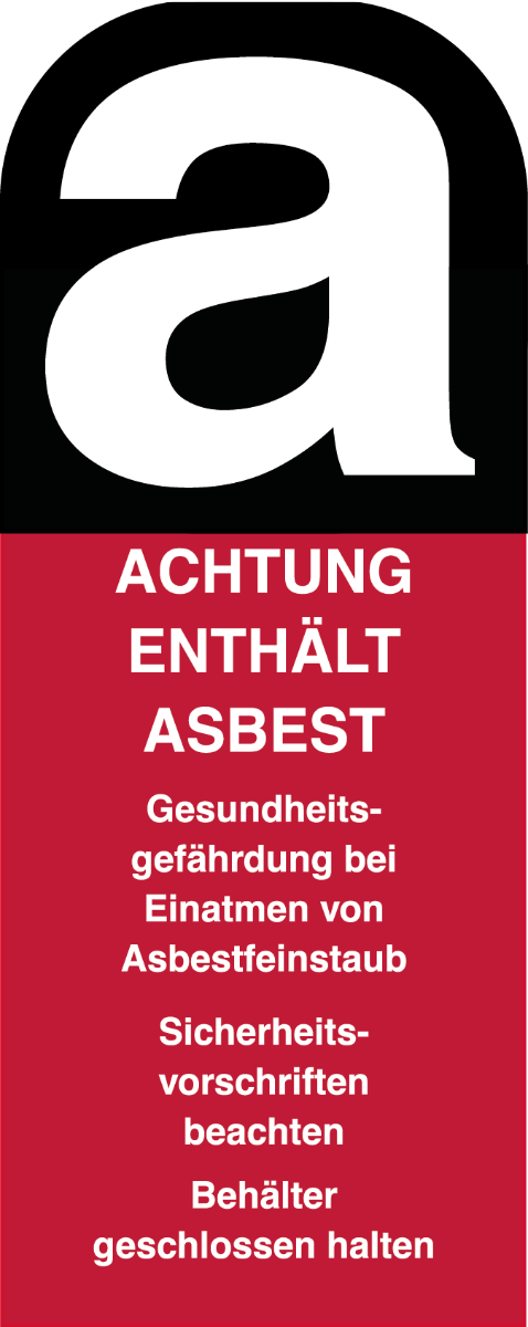 Abfertigungskennzeichen Asbest